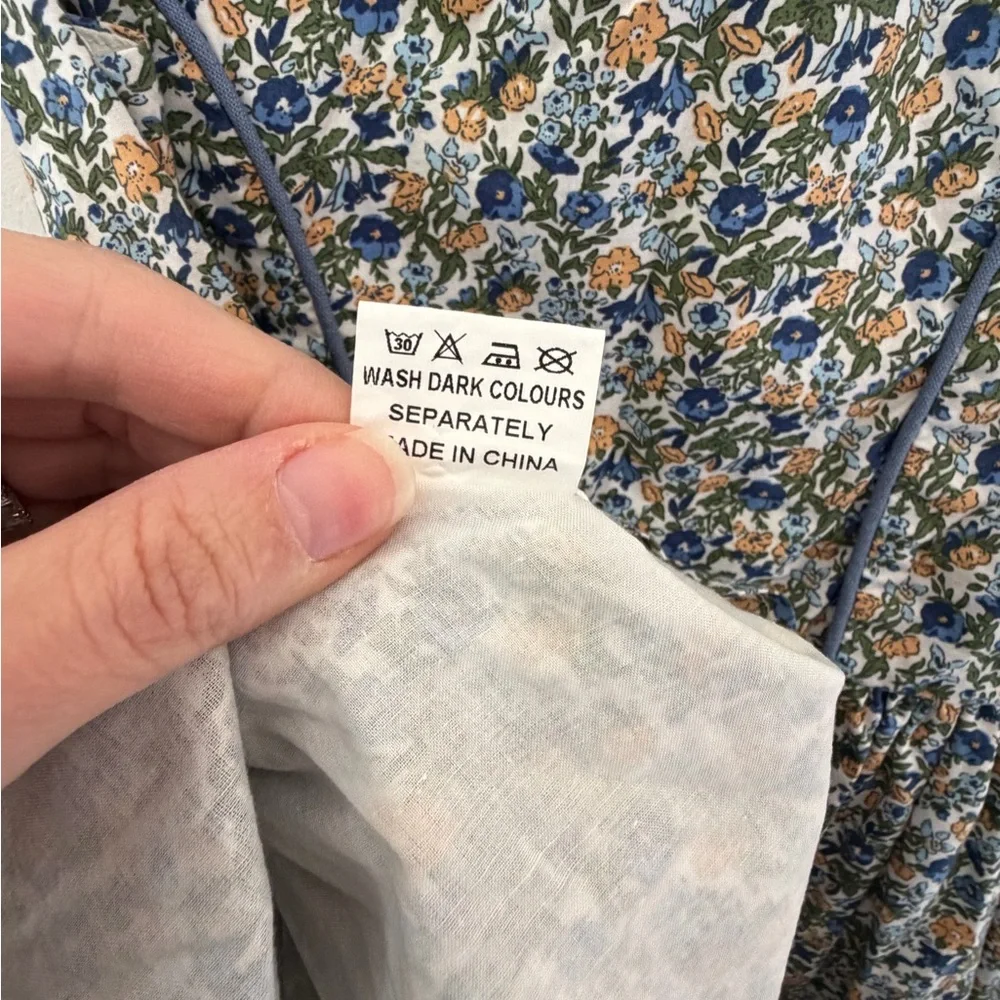 Girl August play set Charming Blue Floral Kids Matching Set - Picture 8 of 9